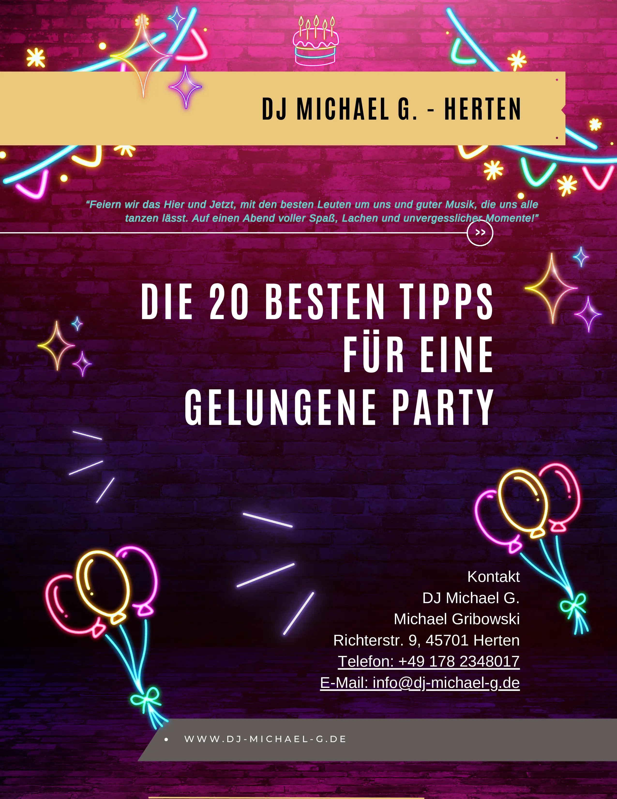 DJ Firmenfeier 